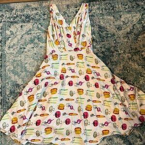 Miss lulo Vegetable garden swing circle dress